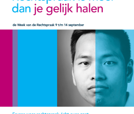 Week van de Rechtspraak 2013 poster Week van de Rechtspraak 2013